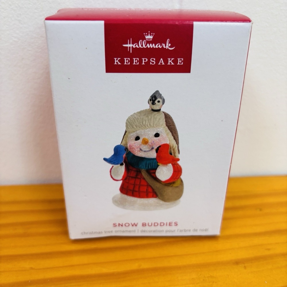 Hallmark‎ 2024 Keepsake Snow Buddies 27th in Series Snowman Birds - NEW